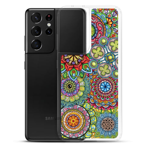 Mandala Collage II Clear Case for Samsung® - Martin K Designs