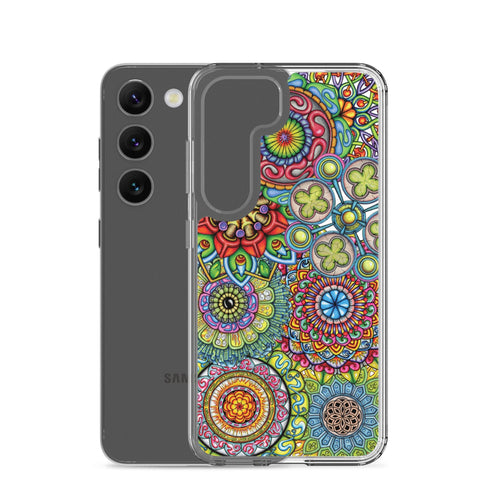 Mandala Collage II Clear Case for Samsung® - Martin K Designs