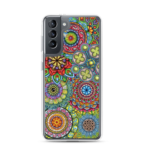 Mandala Collage II Clear Case for Samsung® - Martin K Designs