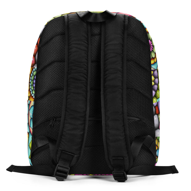 Mandala Collage II Minimalist Backpack - Martin K Designs