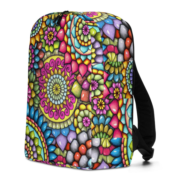 Mandala Collage II Minimalist Backpack - Martin K Designs