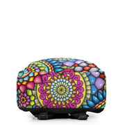 Mandala Collage II Minimalist Backpack - Martin K Designs