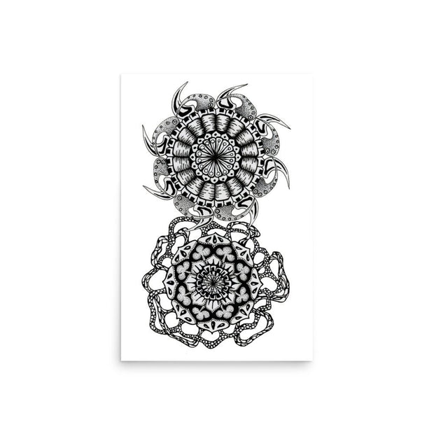 Mandala Duo Print - Martin K Designs
