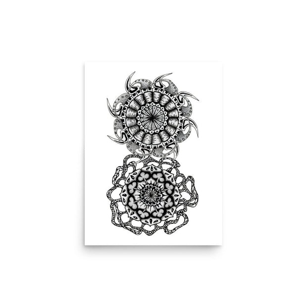 Mandala Duo Print - Martin K Designs