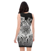 Mandala Flowers Bodycon Dress - Martin K Designs