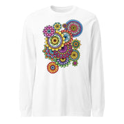 Multi Mandala Unisex Long Sleeve Tee - Martin K Designs