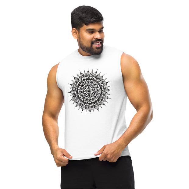 Protection II Mandala Unisex Muscle Shirt - Martin K Designs
