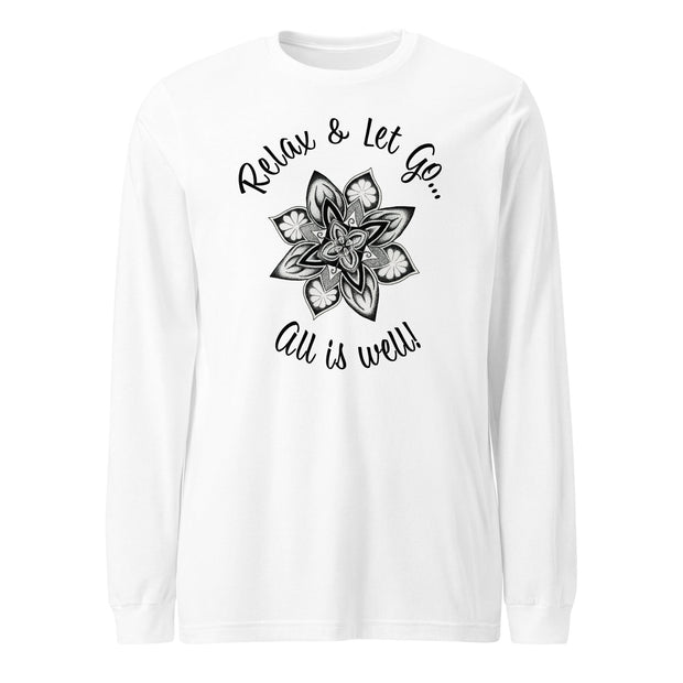 Relax and Let Go Unisex Long Sleeve Tee - Martin K Designs