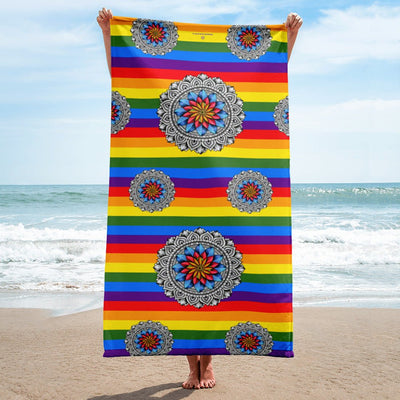 Restful Mandala Beach Towel - Martin K Designs