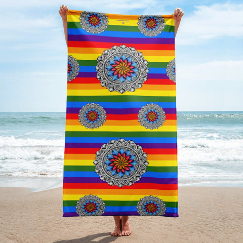 Restful Mandala Beach Towel - Martin K Designs