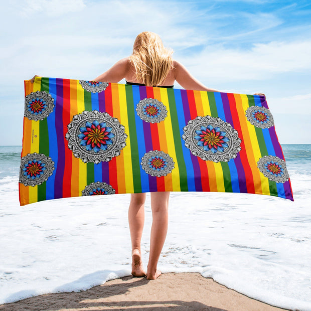 Restful Mandala Beach Towel - Martin K Designs