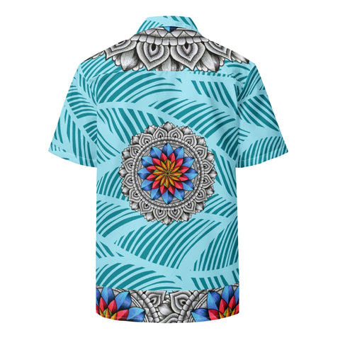 Restful Mandala II Unisex Aloha shirt - Martin K Designs