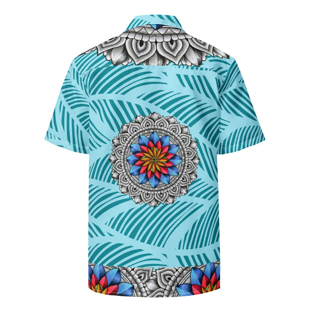 Restful Mandala II Unisex Aloha shirt - Martin K Designs