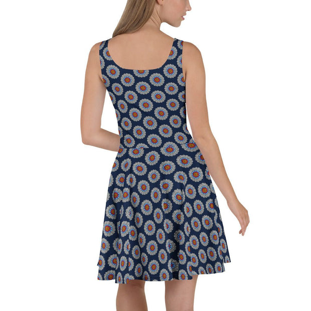 Restful Mandala Skater Dress - Martin K Designs