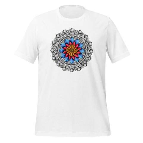 Restful Mandala Unisex Eco t-shirt - Martin K Designs
