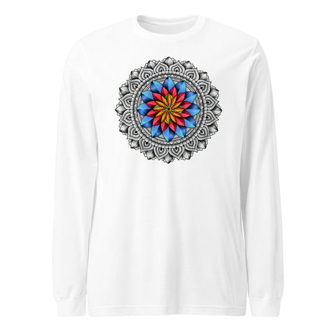 Restful Mandala Unisex Long Sleeve Tee - Martin K Designs