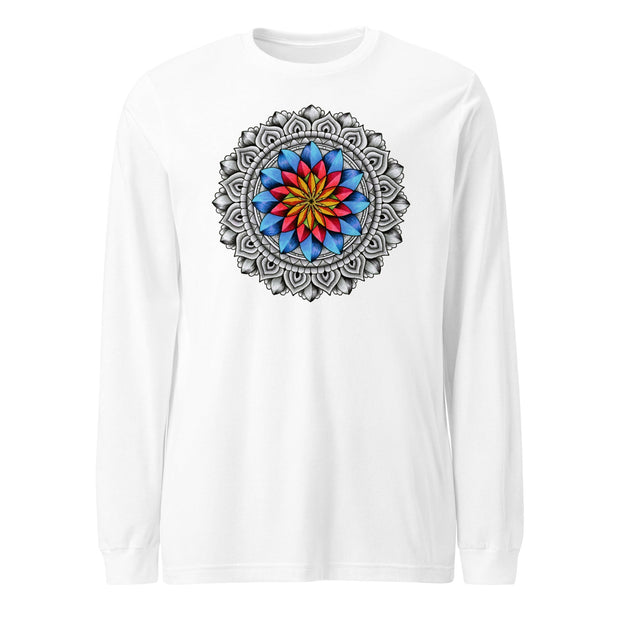 Restful Mandala Unisex Long Sleeve Tee - Martin K Designs