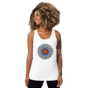 Restful Mandala Unisex Tank Top - Martin K Designs