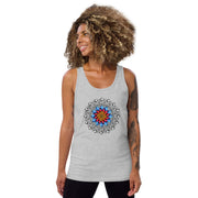 Restful Mandala Unisex Tank Top - Martin K Designs