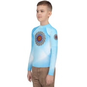 Restful Mandala Youth Rash Guard - Martin K Designs