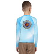 Restful Mandala Youth Rash Guard - Martin K Designs