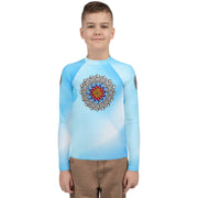 Restful Mandala Youth Rash Guard - Martin K Designs