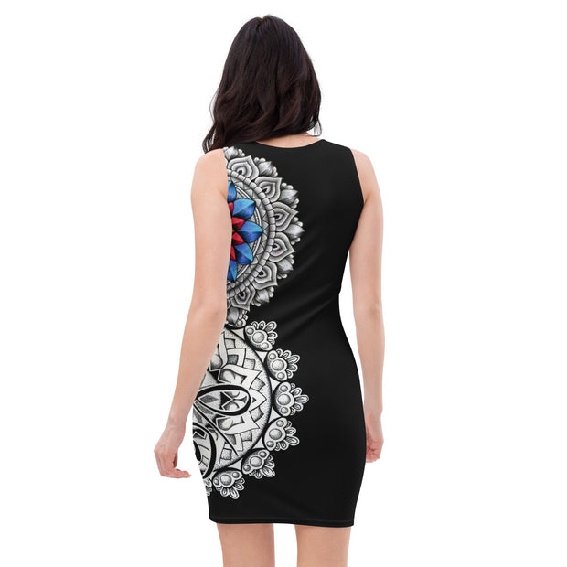 Restful Unconditional Love Bodycon Dress - Martin K Designs