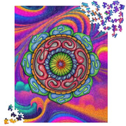 Root Mandala Jigsaw Puzzle - Martin K Designs