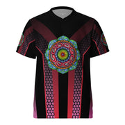 Root Mandala Recycled unisex sports jersey - Martin K Designs