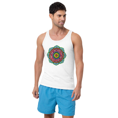 Root Mandala Unisex Tank Top - Martin K Designs