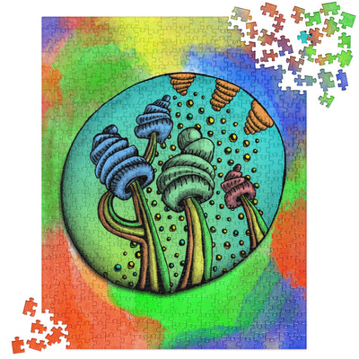 Saguaro Snow Puzzle - Martin K Designs
