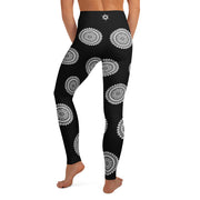 San Pedro Mandala High Rise Yoga Leggings with Inside Pocket - Martin K Designs