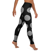 San Pedro Mandala High Rise Yoga Leggings with Inside Pocket - Martin K Designs