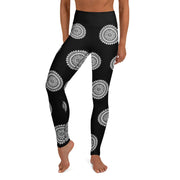 San Pedro Mandala High Rise Yoga Leggings with Inside Pocket - Martin K Designs