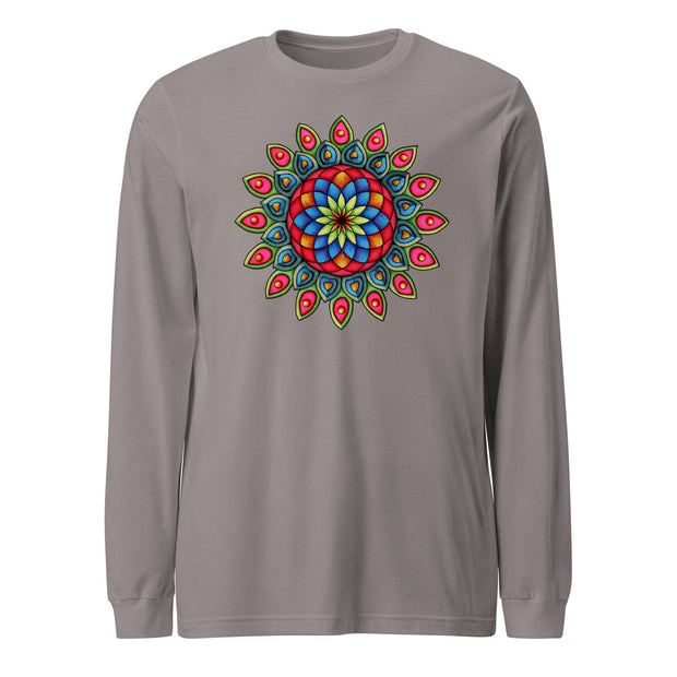 Searching Mandala Unisex Long Sleeve Tee - Martin K Designs