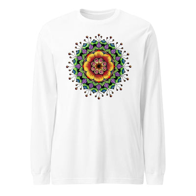 Searching Mandala Unisex Long Sleeve Tee - Martin K Designs