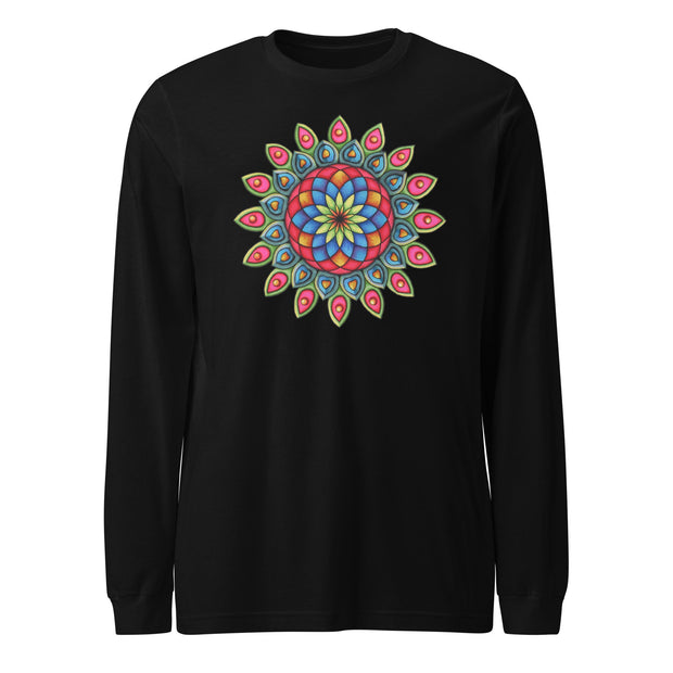 Searching Mandala Unisex Long Sleeve Tee - Martin K Designs