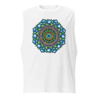 Shaken Mandala Unisex Muscle Shirt - Flowstate Apparel