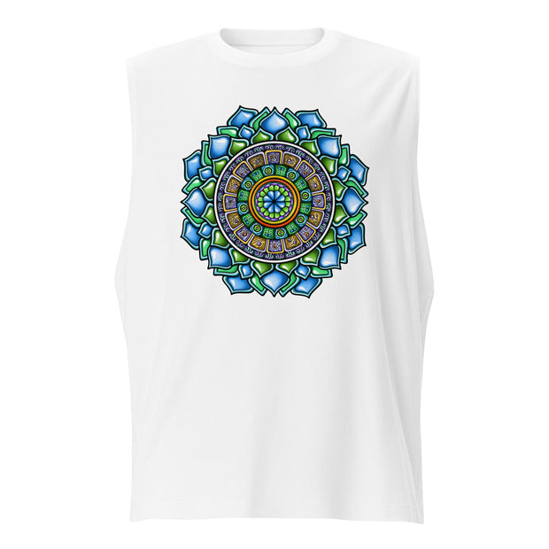 Shaken Mandala Unisex Muscle Shirt - Flowstate Apparel