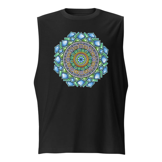 Shaken Mandala Unisex Muscle Shirt - Flowstate Apparel