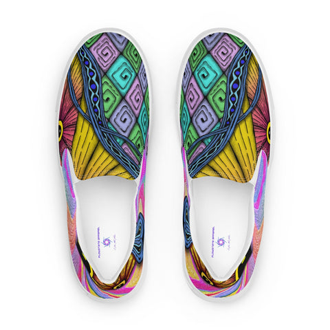 Sky Divide women’s slip - on canvas shoes - Flowstate Apparel