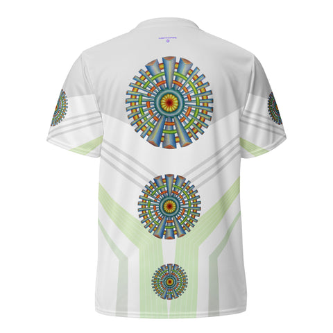 Spokin' Mandala Recycled unisex sports jersey - Martin K Designs