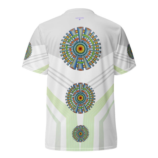 Spokin' Mandala Recycled unisex sports jersey - Martin K Designs