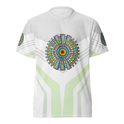 Spokin' Mandala Recycled unisex sports jersey - Martin K Designs