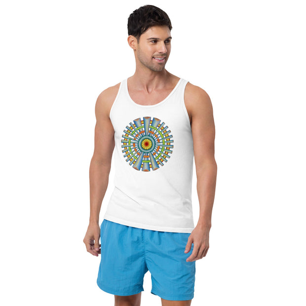 Spokin' Mandala Unisex Tank Top - Martin K Designs
