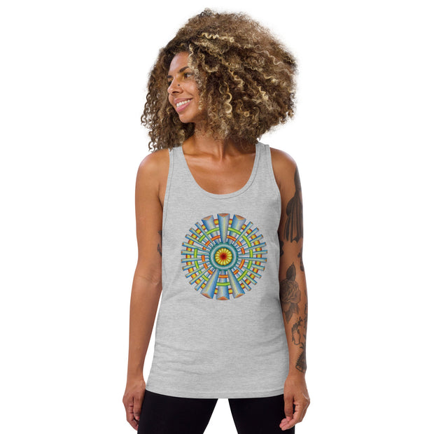 Spokin' Mandala Unisex Tank Top - Martin K Designs