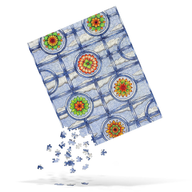 Stained Glass Mandala Jigsaw puzzle - Martin K Designs