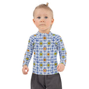 Stained Glass Mandala Kids Rash Guard - Martin K Designs