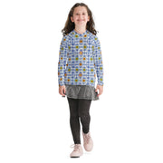 Stained Glass Mandala Youth Rash Guard - Martin K Designs