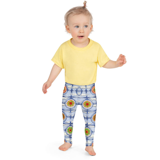 Stained Glass Mandalas Kid's Leggings - Martin K Designs
